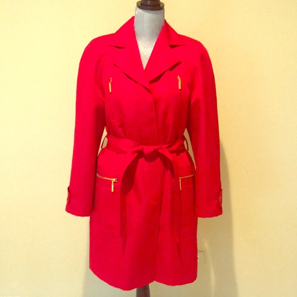 Escada Jackets & Blazers - ESCADA RED COAT